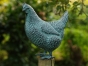 Bronzeskulptur "Huhn"