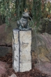  Bronzeskulptur "Froschkönig Teodor" als Wasserspeier