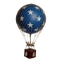 Authentic Models Ballonmodell / LED-Lampe "Royal Aero - Blau mit Sternen"