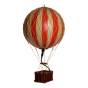 Authentic Models Ballonmodell / LED-Lampe "Travels Light - Rot"