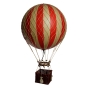 Authentic Models Ballonmodell / LED-Lampe "Jules Verne - Rot"