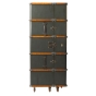 Authentic Models Barschrank auf Rollen, grau MF078G