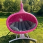 unknown nordic "Bios Hide Hanging lounger" Set Rosa