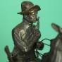 Bronzeskulptur "Trooper of the Plains" von Frederic Remington