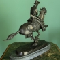 Bronzeskulptur "Trooper of the Plains" von Frederic Remington