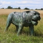 Bronzeskulptur "Schreitender Tiger"