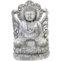 Steinrelief "Sitzender Buddha - Meditation"