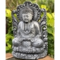 Steinrelief "Sitzender Buddha - Meditation"