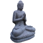 Sitzender Buddha "Begrüßung", Steinguss, 150cm