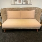 DEDON MBARQ 3er-Sofa in chestnut inkl. Kissen - Ausstellungsstück