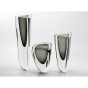 Glasvase "Vase Triangle" Set von Seguso