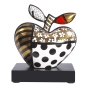 Goebel Skulptur "Golden Big Apple, klein" von Romero Britto