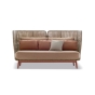 DEDON MBARQ 3er-Sofa - hohe Rückenlehne in chestnut -20%