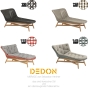 DEDON MBRACE Daybed in spice -20%