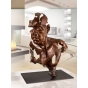 Edition Strassacker Bronzeskulptur "Face to face"