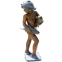 Edition Strassacker Bronzefigur "Fischdieb"