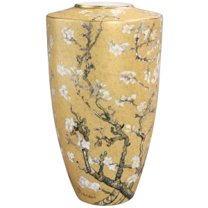Goebel Vase "Mandelbaum Gold", 55cm, von Vincent van Gogh