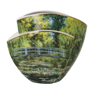 Goebel Vase "Japanische Brücke" von Claude Monet