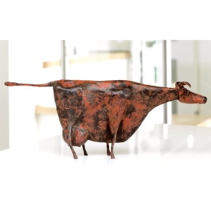 Edition Strassacker Bronzeskulptur "Kuh" von Hermann Schwahn limitiert auf 50 Stk.