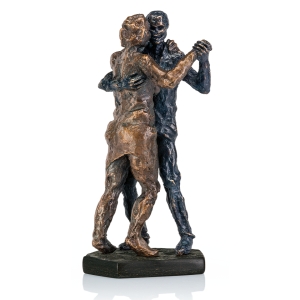 Bronzeskulptur Tangopaar Herbst von Strassacker