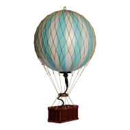 Authentic Models Ballonmodell / LED-Lampe "Travels Light - Hellblau"