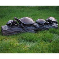 Bronzeskulptur "Schildkröten-Familie"