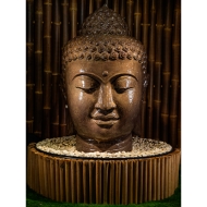 Wasserspiel Buddha-Kopf, 125cm