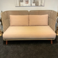 DEDON MBARQ 3er-Sofa in chestnut inkl. Kissen - Ausstellungsstück