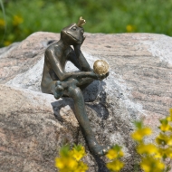 Rottenecker Bronze Frosch-König