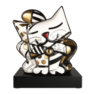 Goebel Skulptur "Golden Cat" von Romero Britto