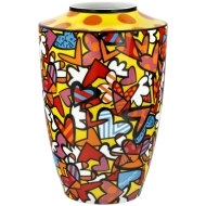 Goebel Vase "All we need is Love" von Romero Britto