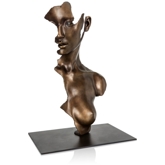 Edition Strassacker Bronzeskulptur "Fragmented Girl"