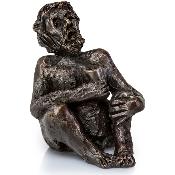 Edition Strassacker Bronzeskulptur "Bacchus"