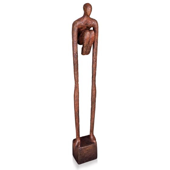 Edition Strassacker Bronzeskulptur "Unbewegter Sprung"